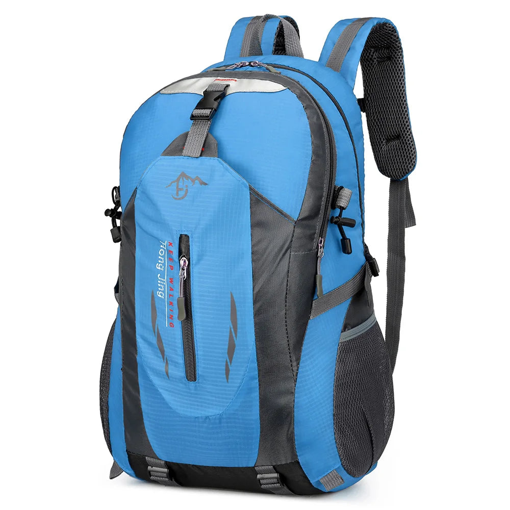 TOMSHOO 40L Ripstop Nylon Hiking Backpack — Waterproof, Breathable Mesh Back, Trekking Pole Loops, 4 Colors