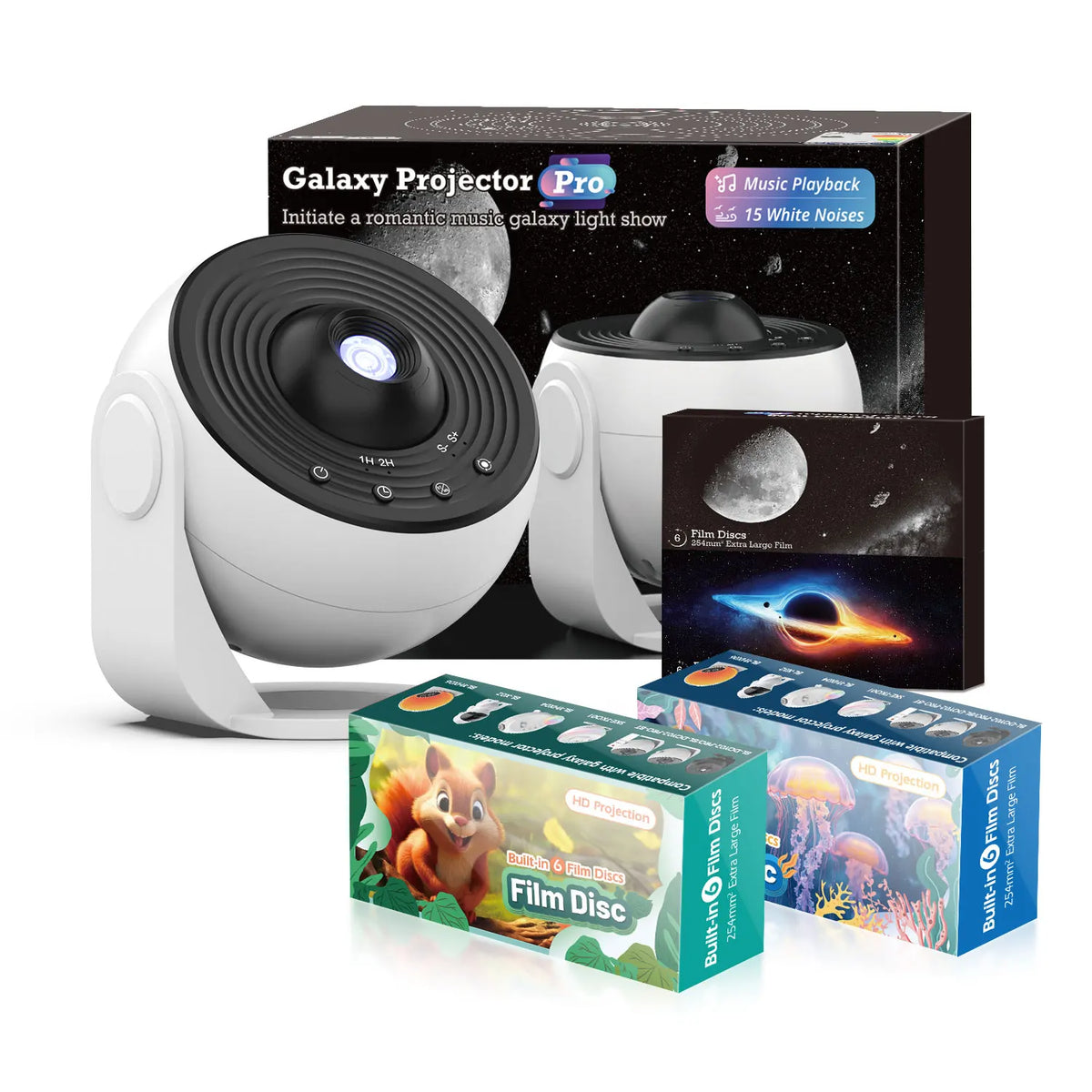 Galaxy Projector Pro — 25-in-1 Star & Ocean Projector for Bedroom, Kids & Adults