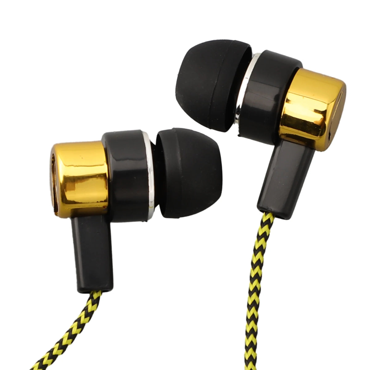 3.5mm Wired In-Ear Earbuds — Bass Stereo, Noise Isolating, Built-in Mic, 5 Colors