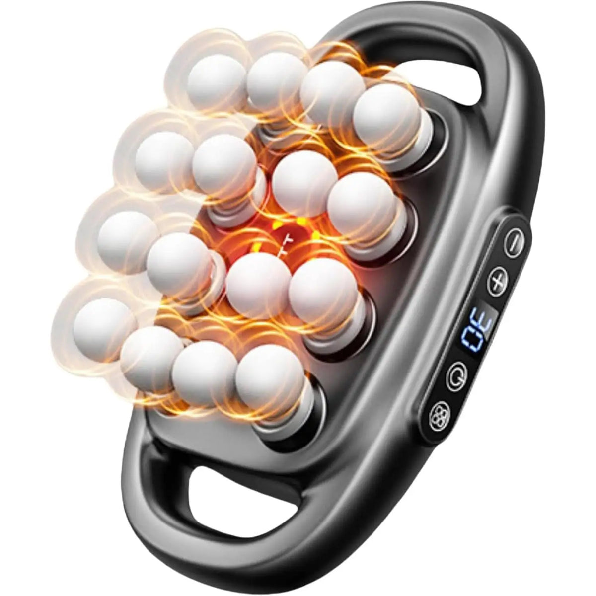 Wireless Percussion Massage Gun — 30 Speeds, Up to 16 Heads, Brushless Motor, USB Rechargeable