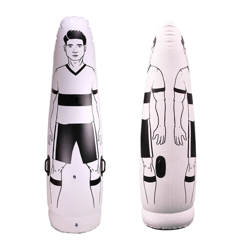 175cm Inflatable Soccer Training Dummy — Free Kick Wall, Goalkeeper Practice, Foldable PVC