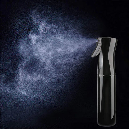 360° Continuous Fine Mist Spray Bottle — 0.3mm Nozzle, PET Plastic, 160ml to 500ml, Hair & Multi-Use