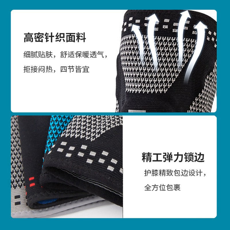 Sports Knee Pads — Spring Support & Compression for Basketball, Running & Outdoor