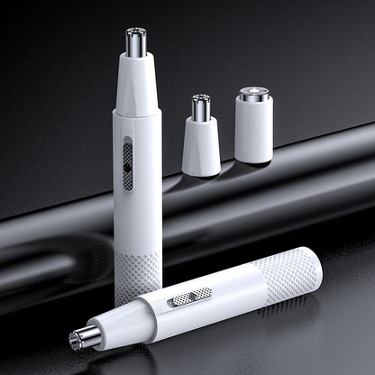 YD-112 Electric Nose Hair & Eyebrow Trimmer — USB Rechargeable, Washable Blade, Unisex