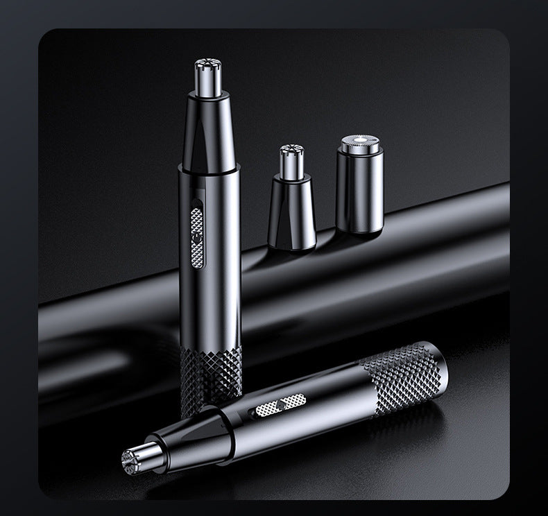 YD-112 Electric Nose Hair & Eyebrow Trimmer — USB Rechargeable, Washable Blade, Unisex