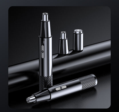 YD-112 Electric Nose Hair & Eyebrow Trimmer — USB Rechargeable, Washable Blade, Unisex