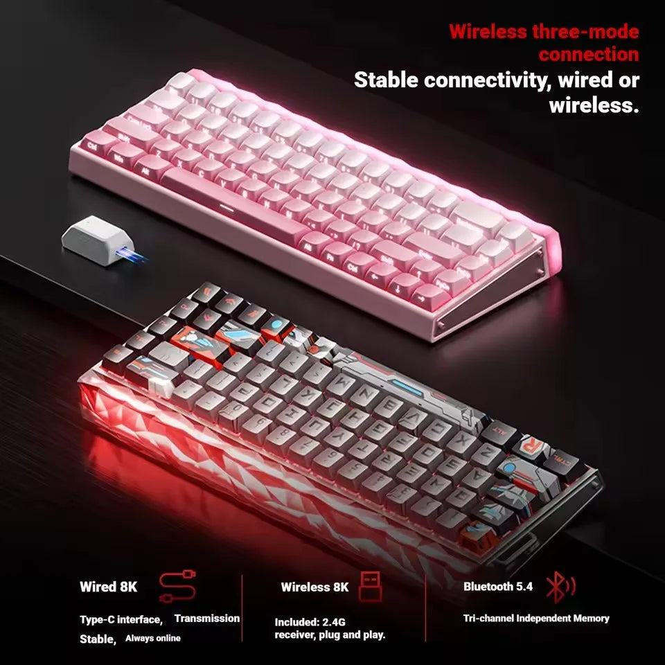 AULA HERO68 Air Wireless Magnetic Gaming Keyboard — 3-Mode, Hot-Swap, 8KHz, 0.005mm Rapid Trigger
