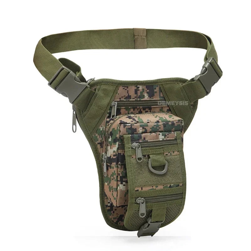 Tactical Drop Leg Bags Men Women Outdoor Hiking Shooting Hunting Waist Pack Adjustable Strap Motorcycle Riding Bag