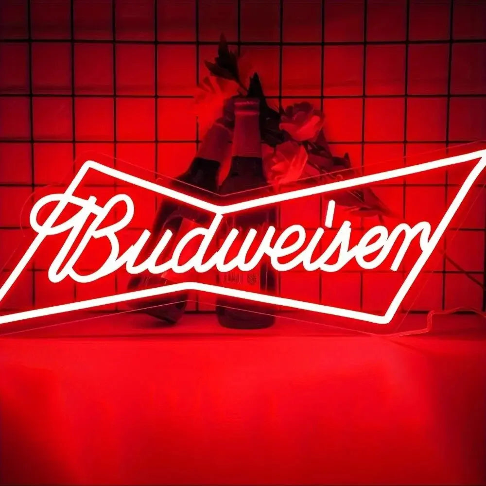 Beer Bar LED Neon Sign — USB-Powered, Wall Decor for Man Cave, Pub, Home Bar & Bedroom