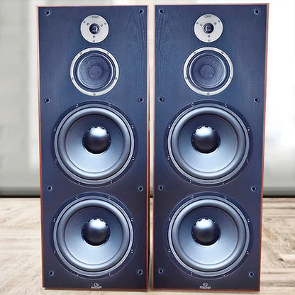 200W Passive Floor Speaker — 12" Subwoofer, 3-Way, Wood Cabinet, Home Theater Hi-Fi