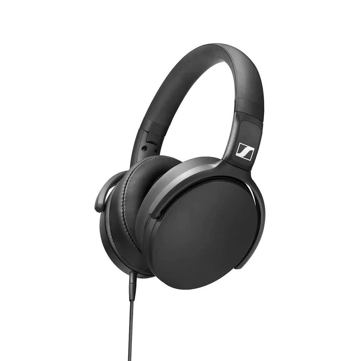 Sennheiser HD400S Over-Ear Wired Headphones — Balanced Sound, Noise Isolation, Built-in Mic
