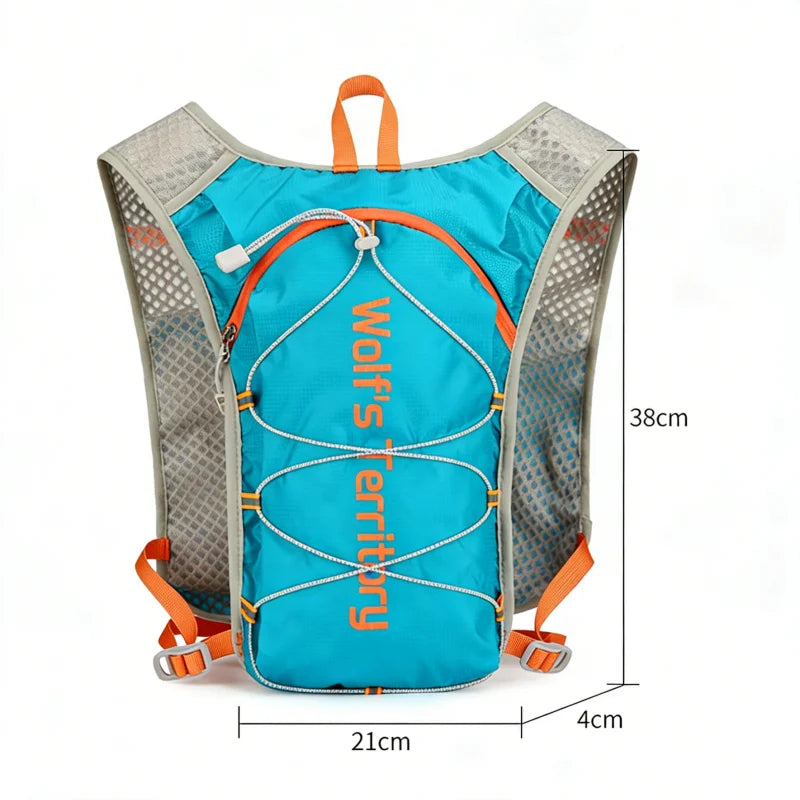 Running Hydration Vest Backpack — Ultralight Nylon, Reflective, Trail & Marathon, 4 Colors