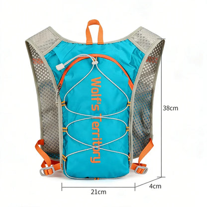 Running Hydration Vest Backpack — Ultralight Nylon, Reflective, Trail & Marathon, 4 Colors