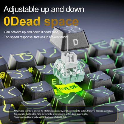 Attack Shark X68HE Magnetic Gaming Keyboard — 8000Hz Polling, 0.01mm Rapid Trigger, PBT Keycaps