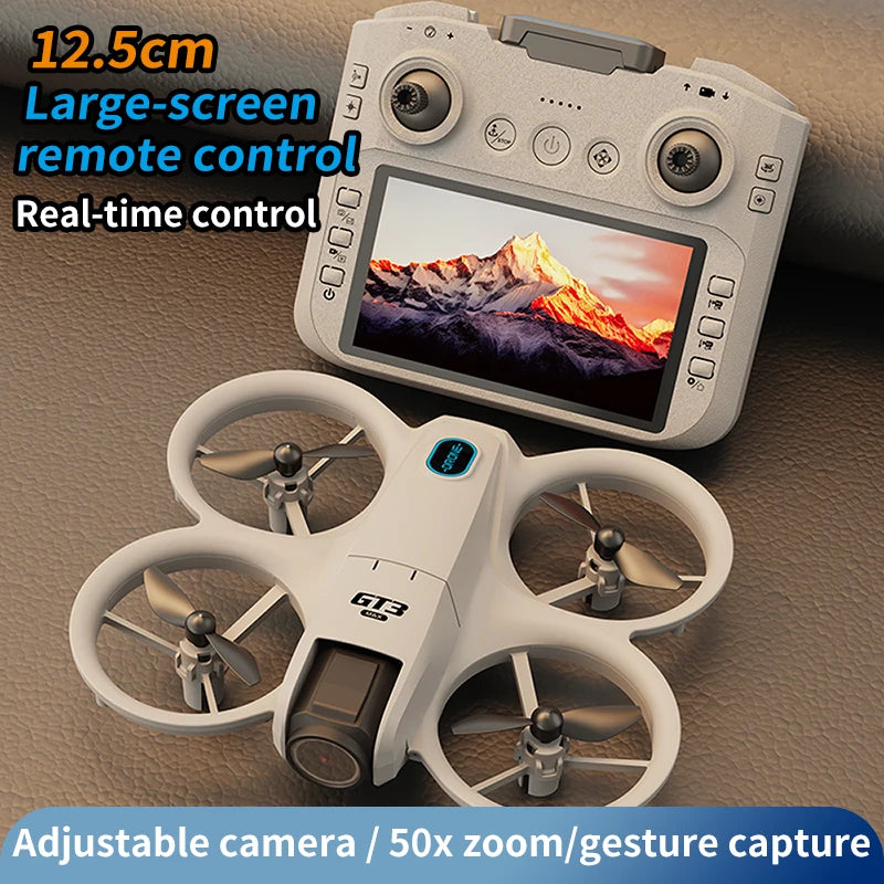 GT3 MAX 8K Camera Drone — 2-Axis Gimbal, 23-Min Flight, 9KM Range, Brushless Motor