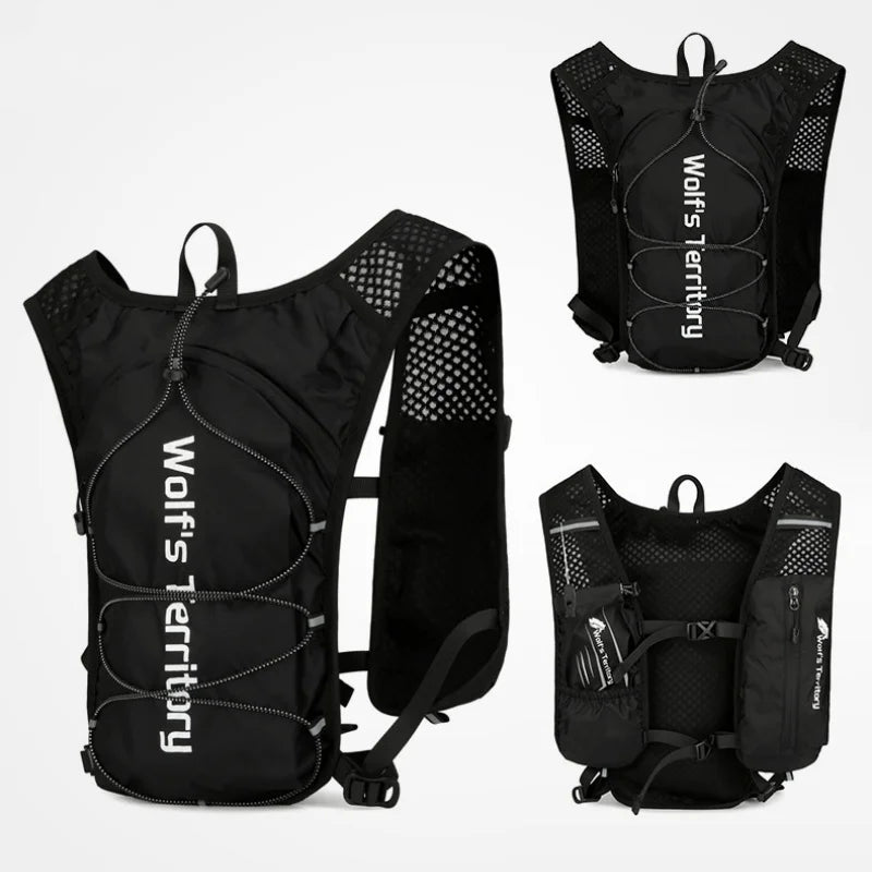 Running Hydration Vest Backpack — Ultralight Nylon, Reflective, Trail & Marathon, 4 Colors