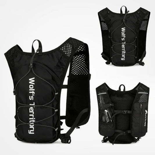 Running Hydration Vest Backpack — Ultralight Nylon, Reflective, Trail & Marathon, 4 Colors