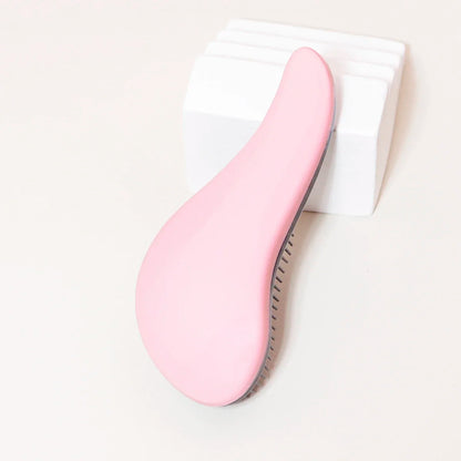 Loop Bristle Detangling Hair Brush — Anti-Static, Wet & Curly Hair, Wigs & Real Hair, 3 Colors