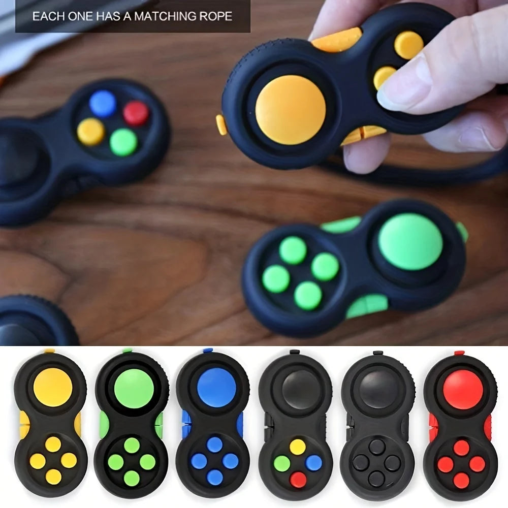 8-in-1 Fidget Pad — Stress & Anxiety Relief Toy for Kids and Adults