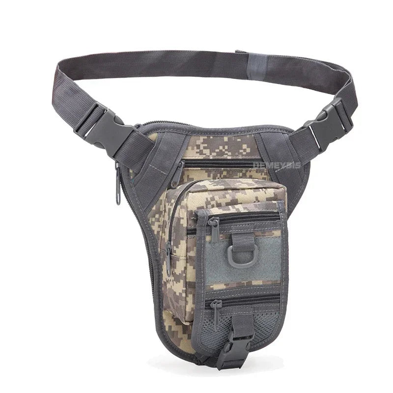 Tactical Drop Leg Bags Men Women Outdoor Hiking Shooting Hunting Waist Pack Adjustable Strap Motorcycle Riding Bag