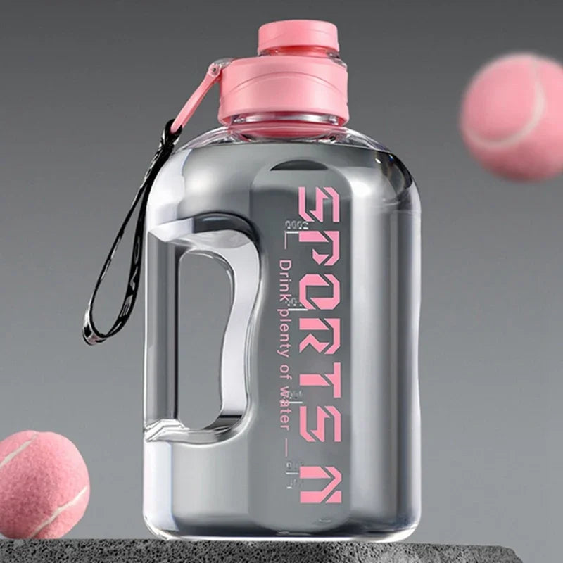 Large Capacity Water Bottle — 1.7L or 2.7L, BPA-Free Tritan, Gym, Hiking & Travel