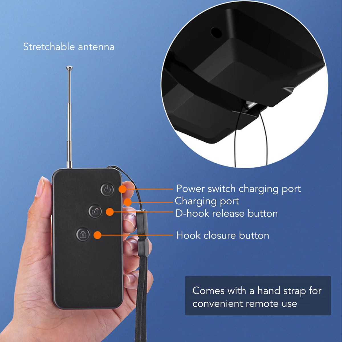 Drone Payload Release System — 500m Range, 1kg Capacity, Fits DJI Mini 4 Pro, Mavic 3, Air 3 & More