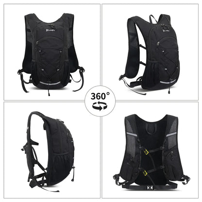 18L Waterproof Hiking Backpack — Hydration Bladder Compatible, Expandable, Nylon, 3 Colors