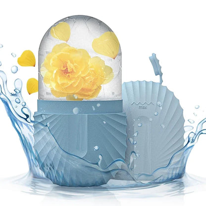 Silicone Ice Face Roller — Reduce Puffiness, Shrink Pores & Soothe Skin, Reusable, 7 Colors