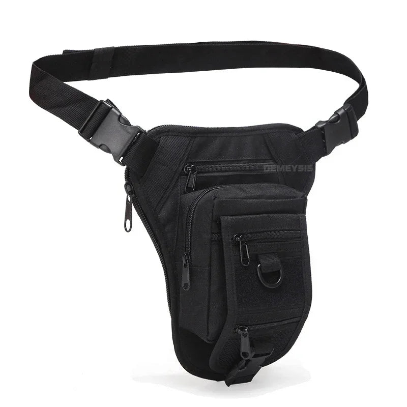 Tactical Drop Leg Bags Men Women Outdoor Hiking Shooting Hunting Waist Pack Adjustable Strap Motorcycle Riding Bag