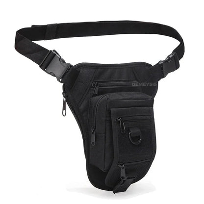 Tactical Drop Leg Bags Men Women Outdoor Hiking Shooting Hunting Waist Pack Adjustable Strap Motorcycle Riding Bag