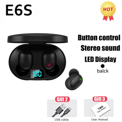 Wireless Bluetooth Over-Ear Headphones — HiFi Stereo, Noise Reduction, Built-in Mic, 4 Colors