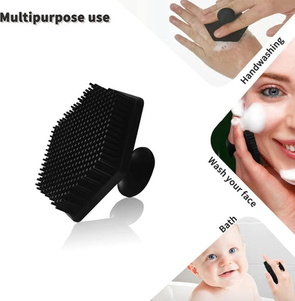 Silicone Facial Cleansing Brush — Deep Clean, Exfoliate & Skin Rejuvenation, Non-Electric, All Skin Types