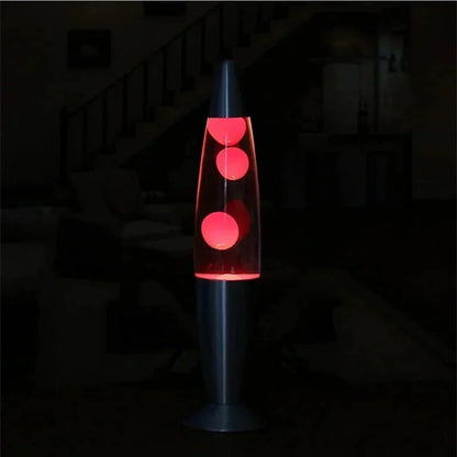 Volcano Lava Lamp with Metal Base — Liquid Mood Light, 10 Colors, Bedroom Desk & Party Decor, EU/US Plug