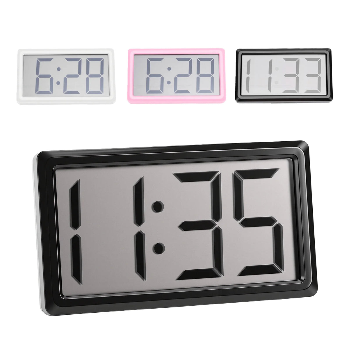 12 Hour Clock Small Digital Clock Magnetic Lightweight Portable Smart Home Versatile 12 Hour Clock For Travel Classroom Bedroom Car Clock