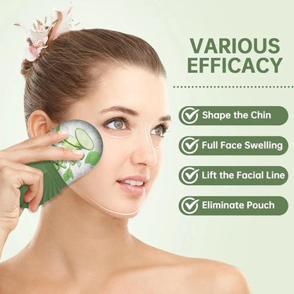 Silicone Ice Face Roller — Reduce Puffiness, Shrink Pores & Soothe Skin, Reusable, 7 Colors
