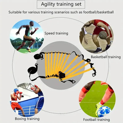 Speed Resistance Parachute Training Kit — Football & Soccer Fitness, PE + Nylon, Outdoor Sprint Training