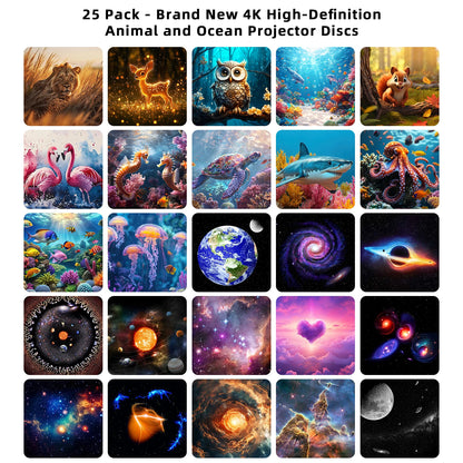 Galaxy Projector Pro — 25-in-1 Star & Ocean Projector for Bedroom, Kids & Adults