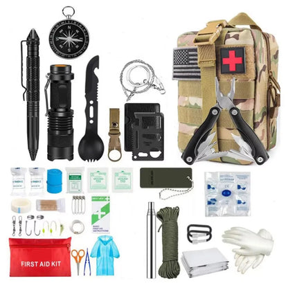 MOLLE IFAK Trauma Pouch — Tactical First Aid Bag for Camping, Hiking & Emergency Preparedness | Empty or Set