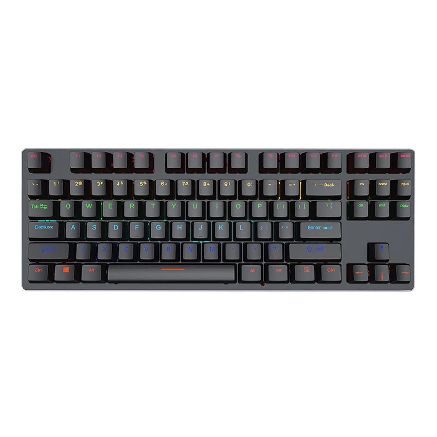 Mini RGB Mechanical Gaming Keyboard – USB Wired, Ergonomic & Backlit