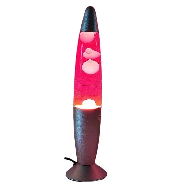 Volcano Lava Lamp with Metal Base — Liquid Mood Light, 10 Colors, Bedroom Desk & Party Decor, EU/US Plug