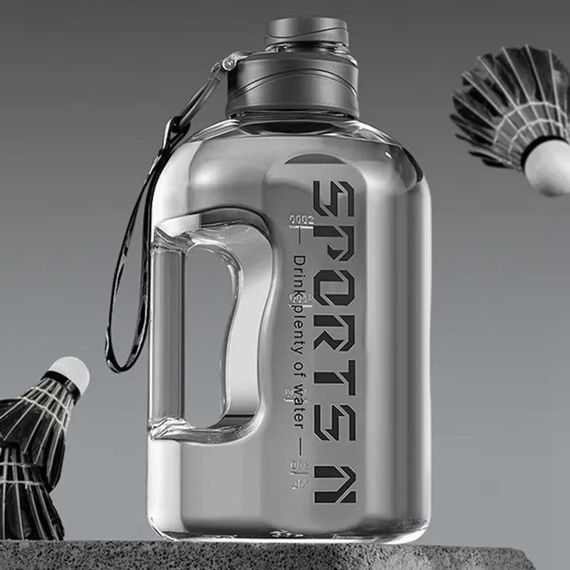Large Capacity Water Bottle — 1.7L or 2.7L, BPA-Free Tritan, Gym, Hiking & Travel