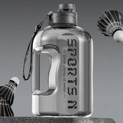 Large Capacity Water Bottle — 1.7L or 2.7L, BPA-Free Tritan, Gym, Hiking & Travel
