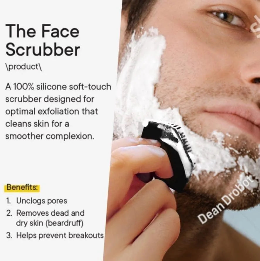 Silicone Facial Cleansing Brush — Deep Clean, Exfoliate & Skin Rejuvenation, Non-Electric, All Skin Types