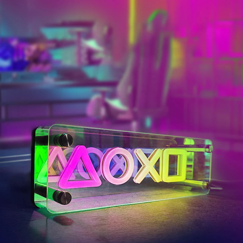 3D LED Neon Sign — LOVE or XOXO, Infinity Mirror Effect, Bedroom, Party & Gift Decor