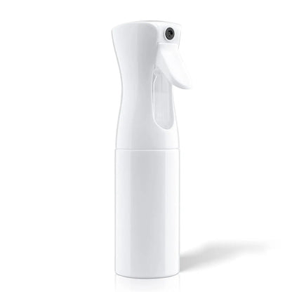 360° Continuous Fine Mist Spray Bottle — 0.3mm Nozzle, PET Plastic, 160ml to 500ml, Hair & Multi-Use