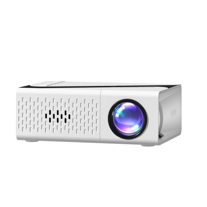 Portable Mini Projector — 720P Native, 4K Decoding, 30–120" Screen, Works with iPhone, Laptop & TV Stick