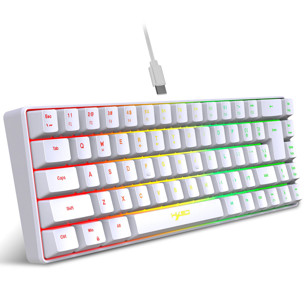 68-Key RGB Gaming Keyboard — Wired, Portable, Windows Compatible