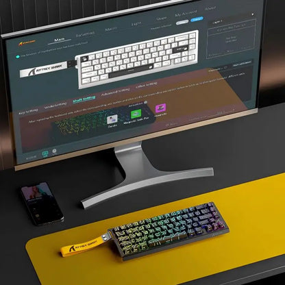 Attack Shark X68HE Magnetic Gaming Keyboard — 8000Hz Polling, 0.01mm Rapid Trigger, PBT Keycaps