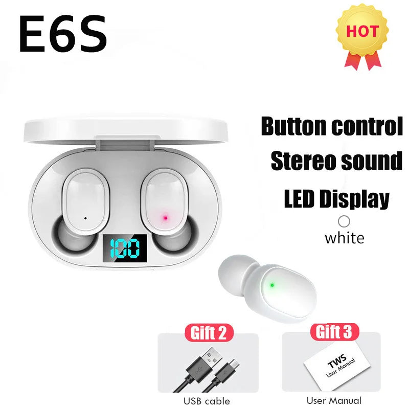 Wireless Bluetooth Over-Ear Headphones — HiFi Stereo, Noise Reduction, Built-in Mic, 4 Colors