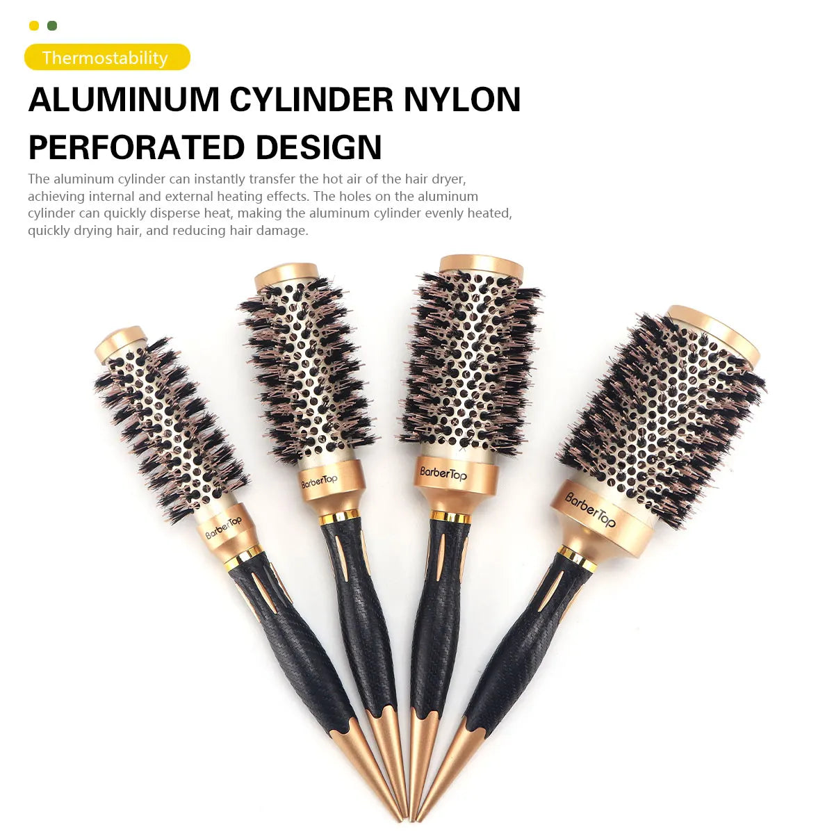 Anti-Static Salon Styling Hair Comb — Wet & Curly Hair, Detangling & Curling, Barber & Home Use